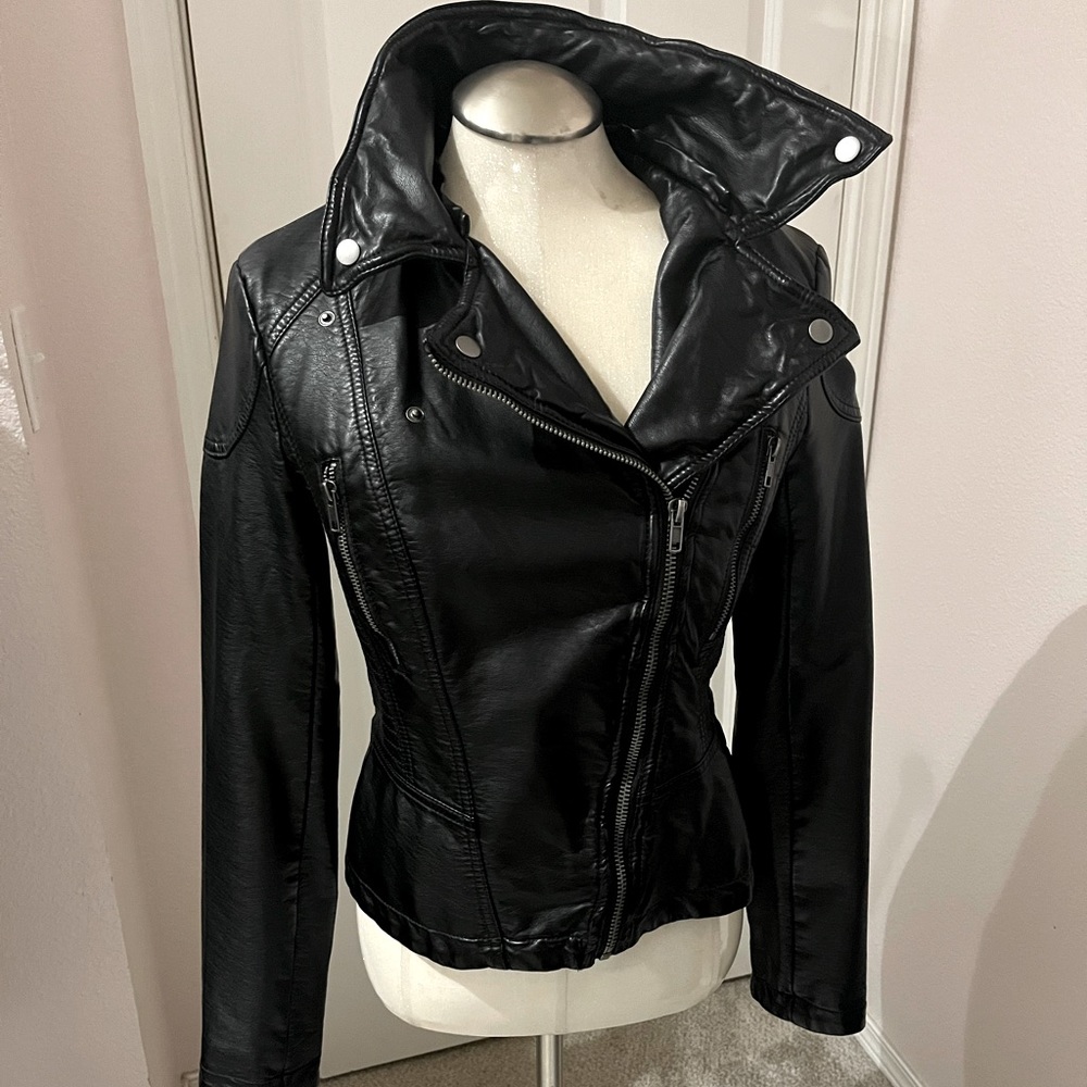Free People Vegan Leather Jacket